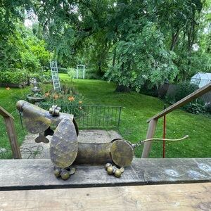 Vintage Metal Dachshund/Weiner Dog Art